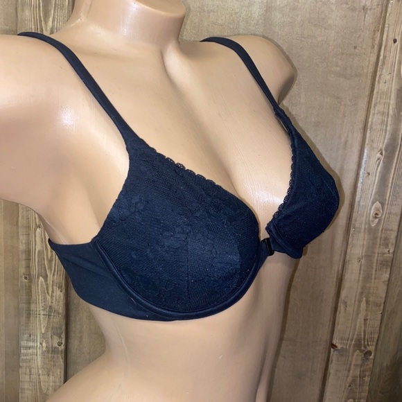 Victoria’s Secret bra body by Victoria perfect coverage black 34B front closure - Picture 8 of 15